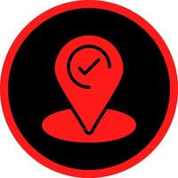 Checkmark Creative Icon Design vector