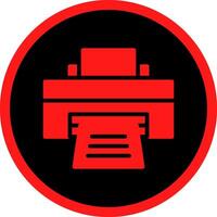 Printer Creative Icon Design vector