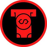 Withdrawal Creative Icon Design vector