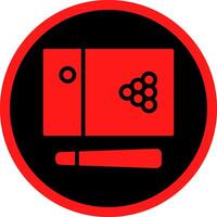 Snooker Creative Icon Design vector