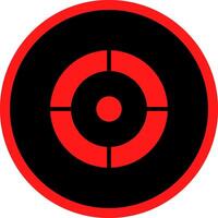 Target Creative Icon Design vector
