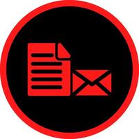 Mail Document Creative Icon Design vector