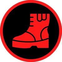 Boot Creative Icon Design vector