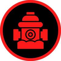 Fire Hydrant Creative Icon Design vector