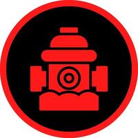 Fire Hydrant Creative Icon Design vector