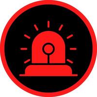 Glyph Red Icons Design vector