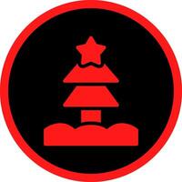 Christmas Tree Creative Icon Design vector