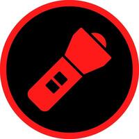 Glyph Red Icons Design vector
