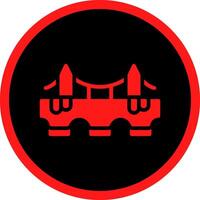 Bridge Creative Icon Design vector
