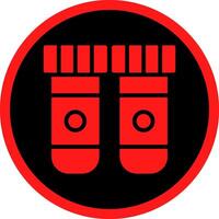 Test Tube Creative Icon Design vector