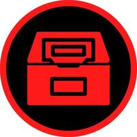 Files Box Creative Icon Design vector