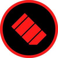 Eraser Creative Icon Design vector