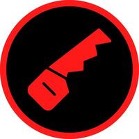 Glyph Red Icons Design vector