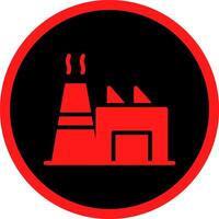 Glyph Red Icons Design vector