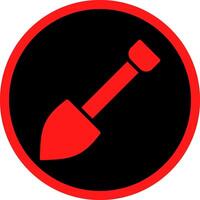 Shovel Creative Icon Design vector