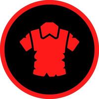 Glyph Red Icons Design vector
