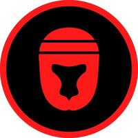 Helmet Creative Icon Design vector