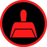 Glyph Red Icons Design vector