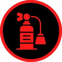 Glyph Red Icons Design vector