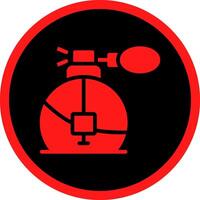 Glyph Red Icons Design vector