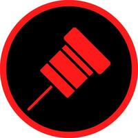 Glyph Red Icons Design vector