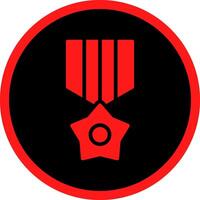 Glyph Red Icons Design vector