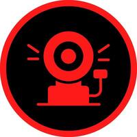Glyph Red Icons Design vector