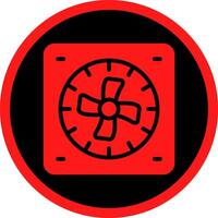 Glyph Red Icons Design vector