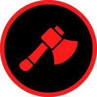 Glyph Red Icons Design vector