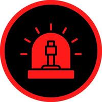 Glyph Red Icons Design vector