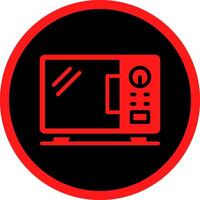 Glyph Red Icons Design vector