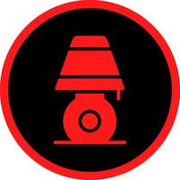 Glyph Red Icons Design vector