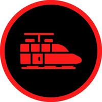 Glyph Red Icons Design vector