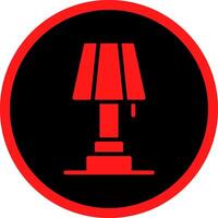 Glyph Red Icons Design vector