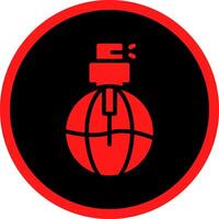 Glyph Red Icons Design vector