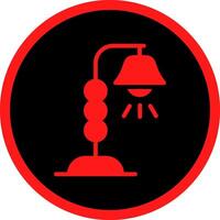 Glyph Red Icons Design vector
