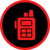 Glyph Red Icons Design vector