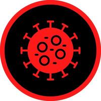 Glyph Red Icons Design vector