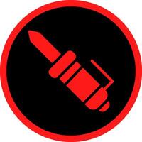 Glyph Red Icons Design vector