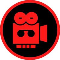 Video Camera Creative Icon Design vector