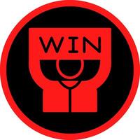 Win Creative Icon Design vector