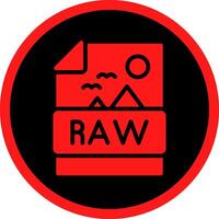 Raw Creative Icon Design vector