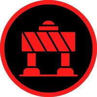 Barrier Creative Icon Design vector
