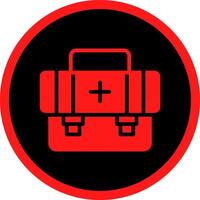 First Aid Kit Creative Icon Design vector