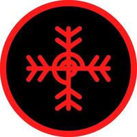 Snowflake Creative Icon Design vector