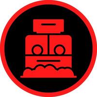 Ticket Box Creative Icon Design vector