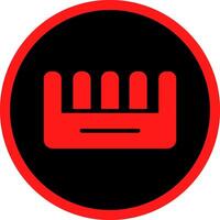 Comb Creative Icon Design vector