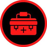 First Aid Kit Creative Icon Design vector