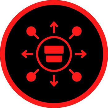 Distribution Creative Icon Design vector