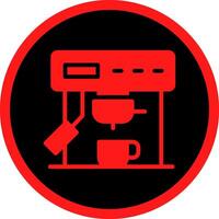 Coffee Machine Creative Icon Design vector